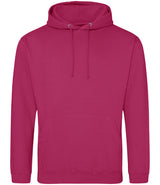 Hot Pink Hoodie - Left Chest Embroidered
