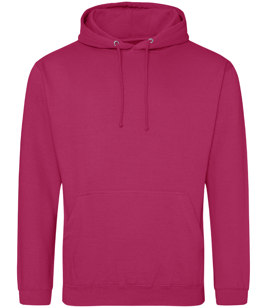 Hot Pink Hoodie - Back and Left Chest Print