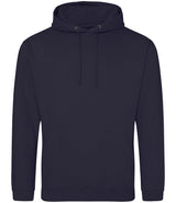 New French Navy Hoodie - Left Chest Embroidered
