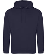 Oxford Navy Hoodie - Back and Left Chest Print
