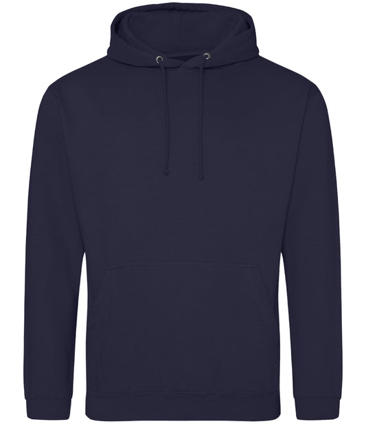 Oxford Navy Hoodie - Left Chest Embroidered