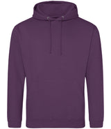 Plum Hoodie - Left Chest Embroidered
