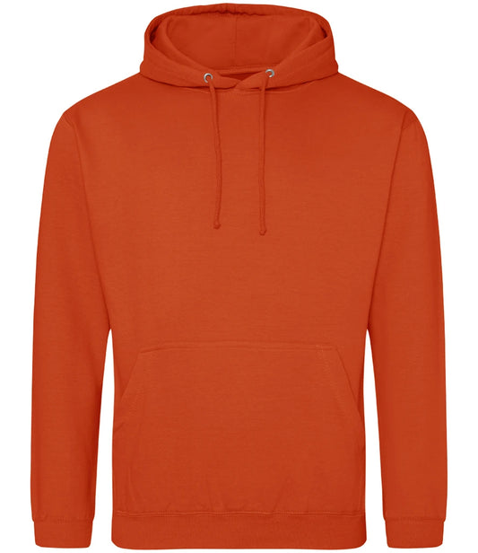Sunset Orange Hoodie - Left Chest Embroidered