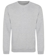 Heather Grey Sweatshirt - Centre Chest Print
