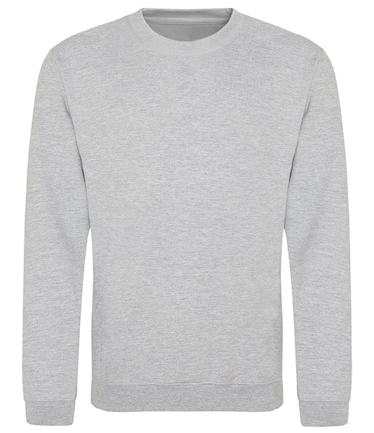 Heather Grey Sweatshirt - Centre Chest Print