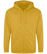 Mustard Zip-Up Hoodie - Left Chest Embroidered
