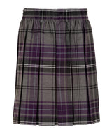 Tartan Grey Tartan Pleated Skirt
