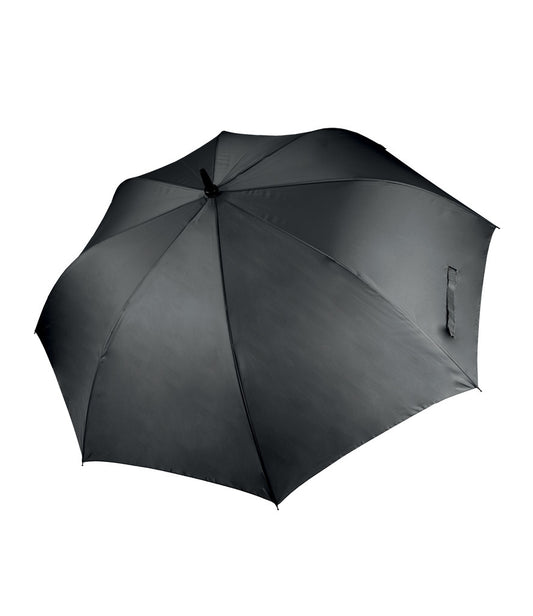 Black XL Golf Umbrella - Centre Front Print