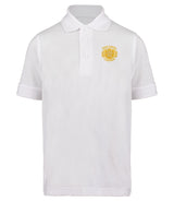 White Classic Polo Shirt - Left Chest Embroidered
