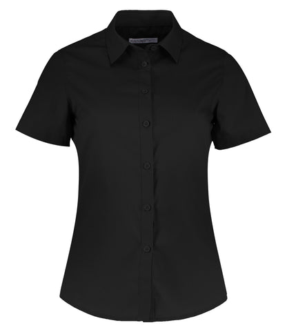 Ladies Short Sleeve Poplin Shirt