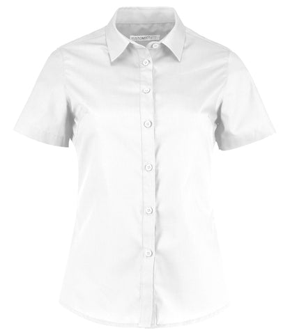 Ladies Short Sleeve Poplin Shirt