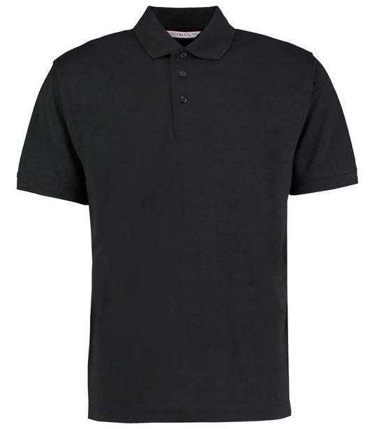 Black Classic Polo Shirt - Left Chest Embroidered