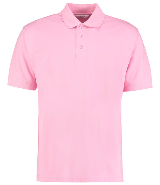Pink Classic Polo Shirt - Left Chest Embroidered