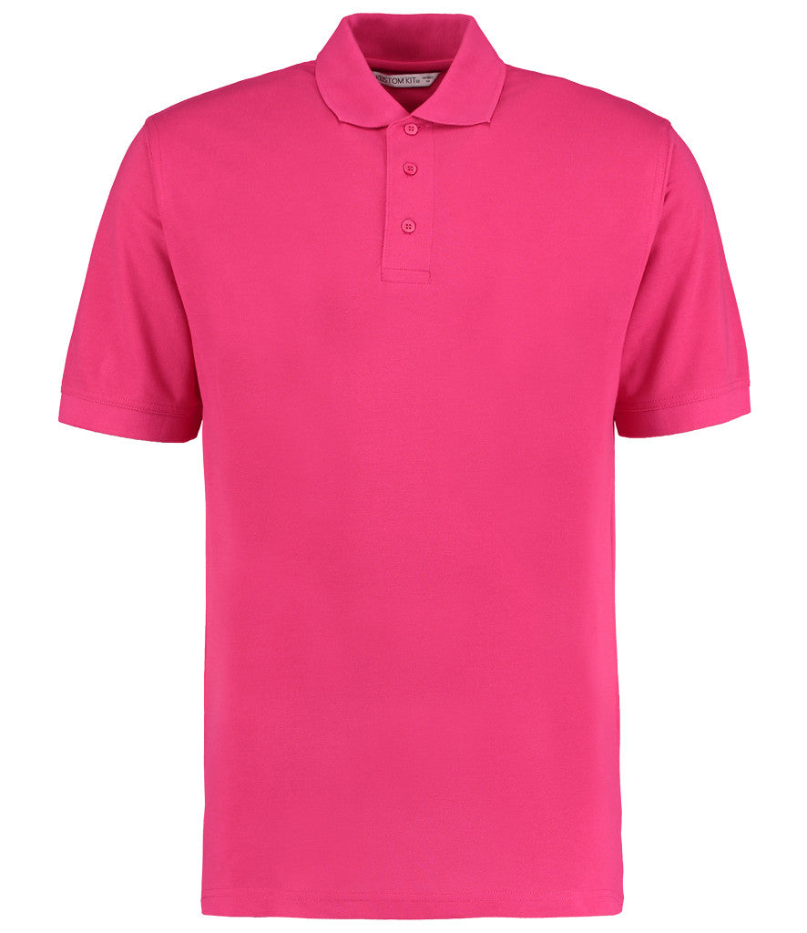 Raspberry Classic Polo Shirt - Leavers Print - Leavers Centre Back