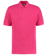 Raspberry Classic Polo Shirt - Leavers Print - Leavers Centre Back
