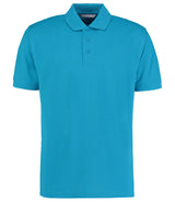 Turquoise Classic Polo Shirt - Leavers Print - Leavers Centre Back
