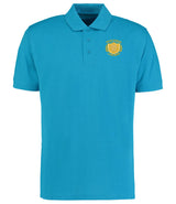Turquoise Poly/Cotton Piqué Polo Shirt - Left Chest Embroidered
