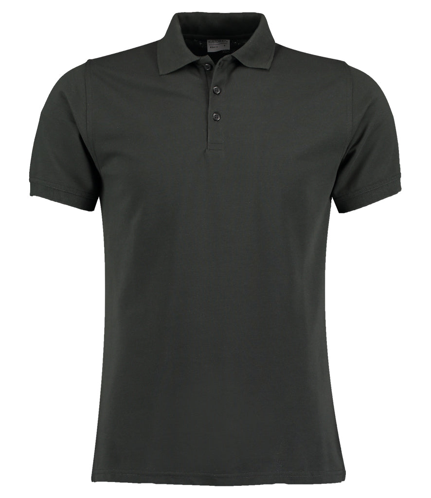 Slim Fit Poly-Cotton Polo Shirt