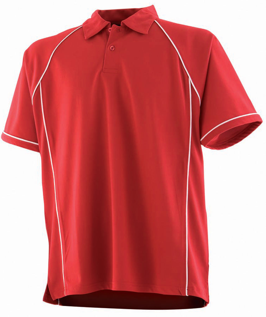 Performance Piped Polo Shirt