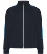 Navy/Sky Full Zip Tracksuit Top - Left Chest Embroidered
