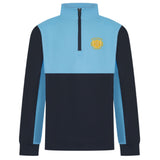1/4 Zip Tracksuit Top - Left Chest Embroidered
