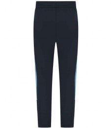 Navy/ Sky Tracksuit Bottoms - Right Leg Embroidery