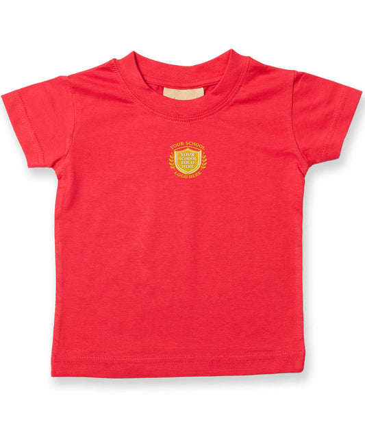 Red Baby & Toddler T-Shirt - Centre Chest Print