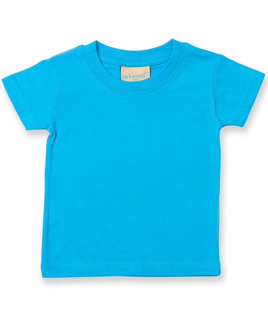 Turquoise Baby & Toddler T-Shirt - Left Chest Embroidered