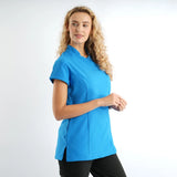 Cobalt Ladies Asymmetrical Zip Tunic - Right Chest Print (Staffwear)
