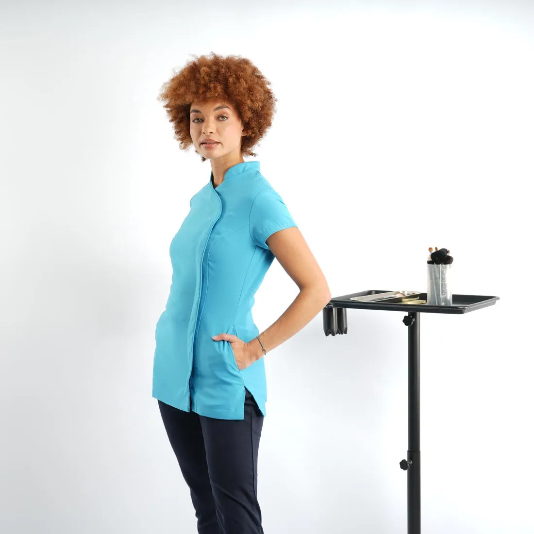 Ladies Asymmetrical Zip Tunic