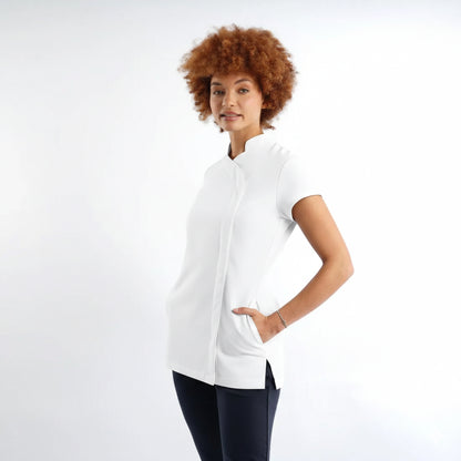 Ladies Asymmetrical Zip Tunic