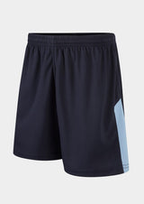 Navy/Sky Active Sports Shorts
