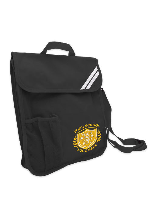 Black Portrait Book Bag - Bag Decoration