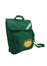 Bottle Green Portrait Book Bag - Bag Decoration

