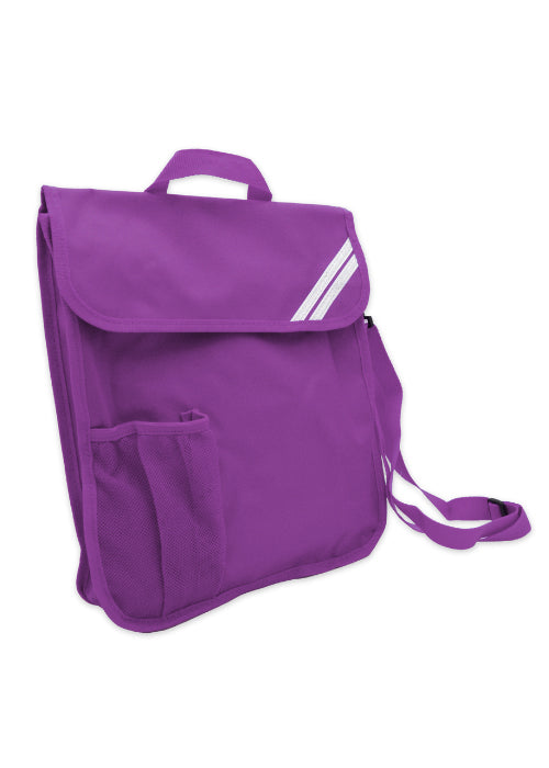 Purple Portrait Book Bag - Bag Decoration