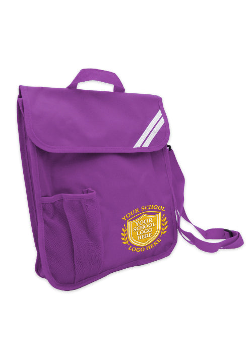 Purple Portrait Book Bag - Bag Decoration