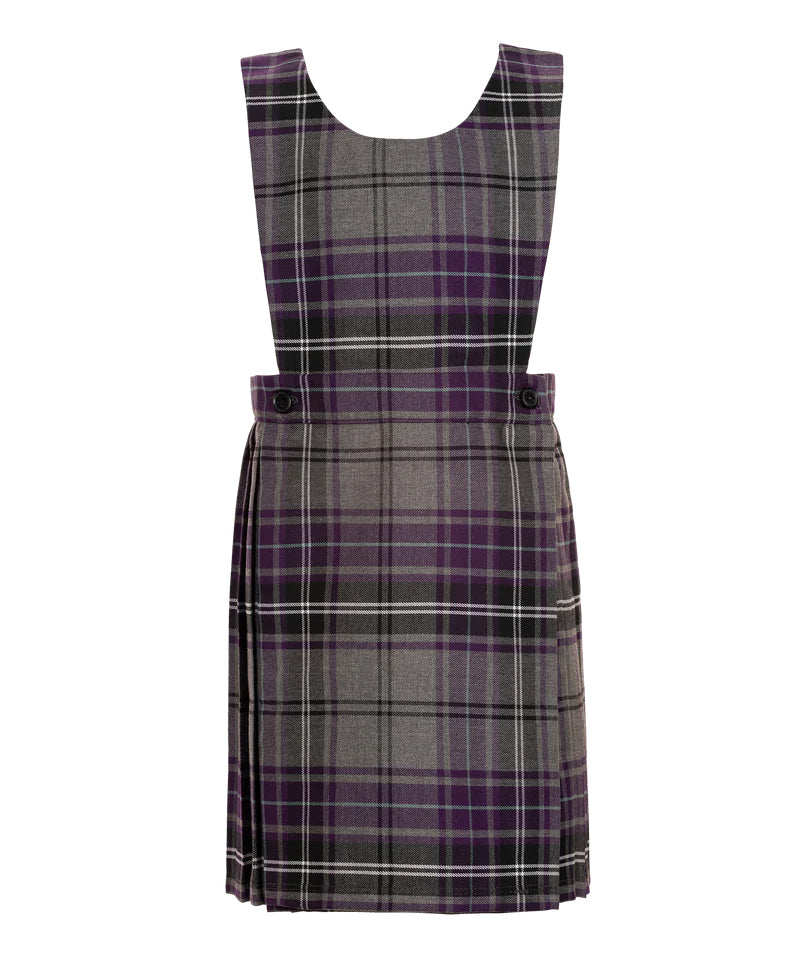 Tartan Grey Tartan Bib Pinafore