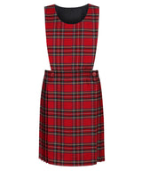 Tartan Red Tartan Bib Pinafore
