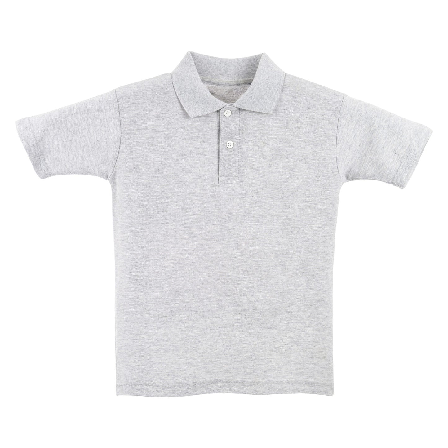 Ash Grey Polo Shirt - Left Chest Embroidered