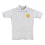 Ash Grey Polo Shirt - Left Chest Embroidered
