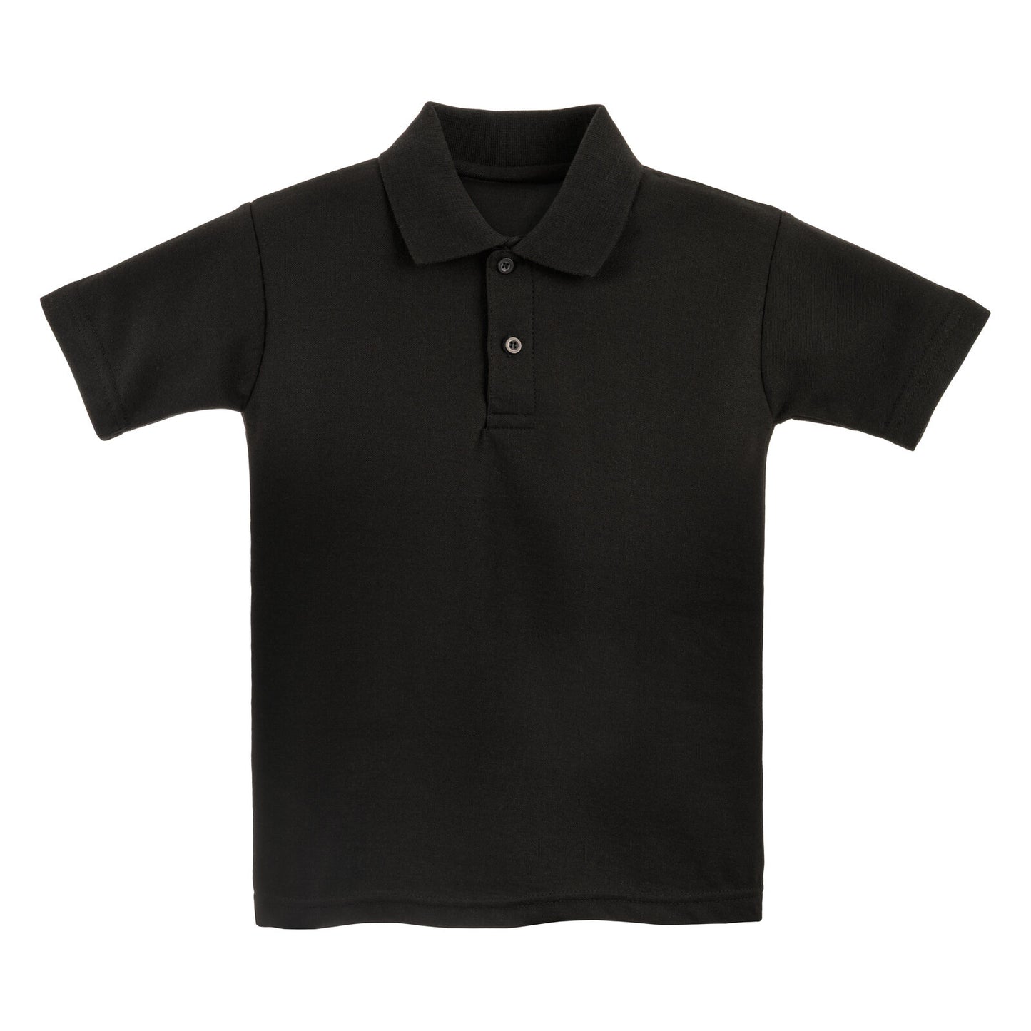 Black Polo Shirt - Left Chest Embroidered