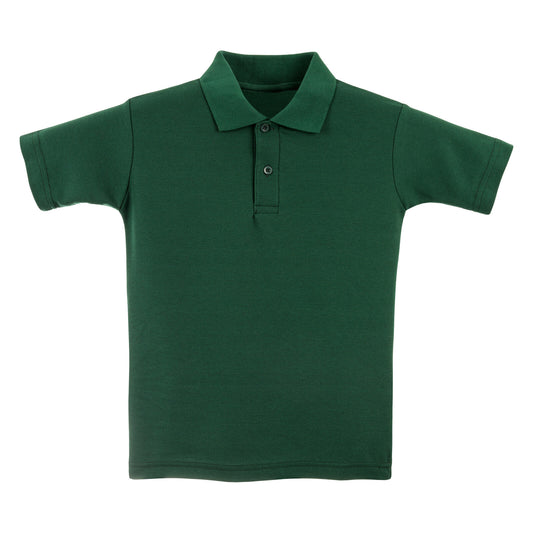 Bottle Green Polo Shirt - Left Chest Embroidered