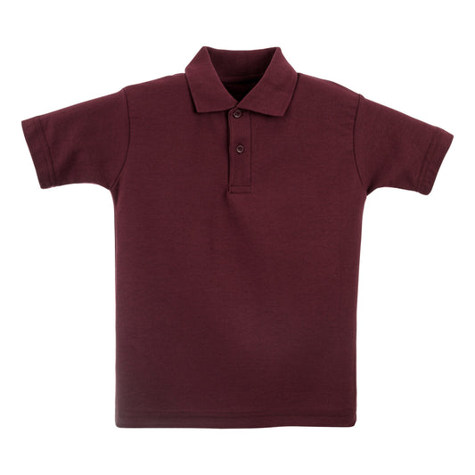 Burgundy Polo Shirt - Left Chest Embroidered