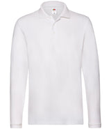 White Long Sleeve Polo Shirt
