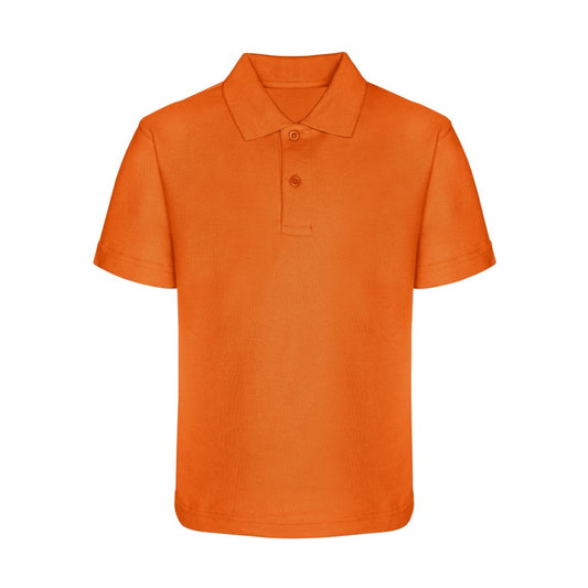 Orange Polo Shirt - Centre Front Print