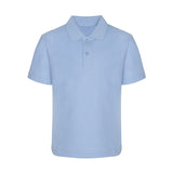 Sky Blue Polo Shirt - Left Chest Embroidered
