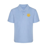 Sky Blue Polo Shirt - Left Chest Embroidered

