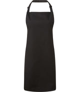 Black Colour Bib Apron - Left Chest Embroidered (Staffwear)
