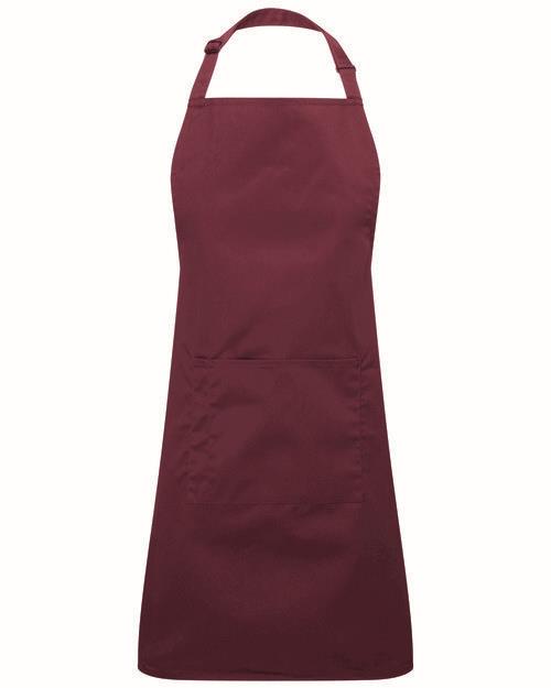 Bib apron with pocket