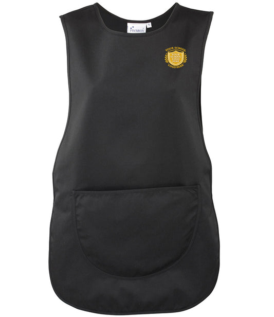 Black Pocket Tabard - Left Chest Embroidered